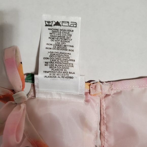 Iris & Ivy - New & Beautiful Pink Floral Pleated Trapeze Dress - Toddlers - Picture 3 of 7